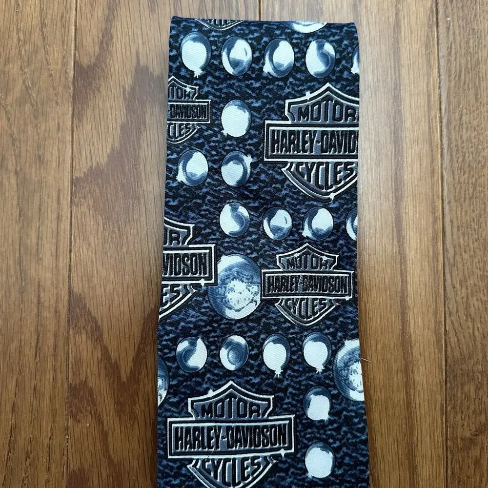 Vintage‎ Ralph Marlin & Co Inc 1998 Harley-Davidson Tie
